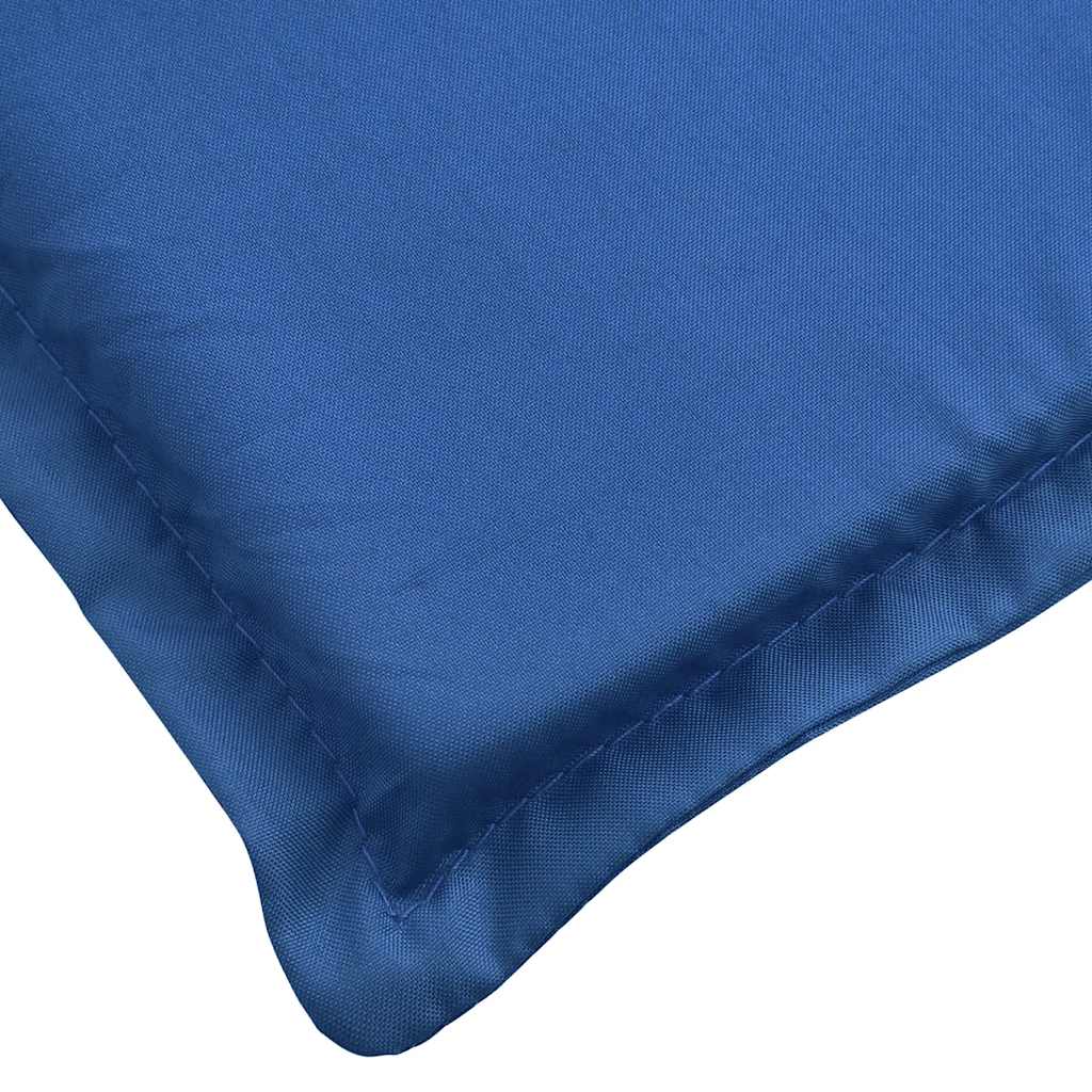 Cuscino per Lettino Blu Reale 186x58x4 cm in Tessuto Oxford | homemem39