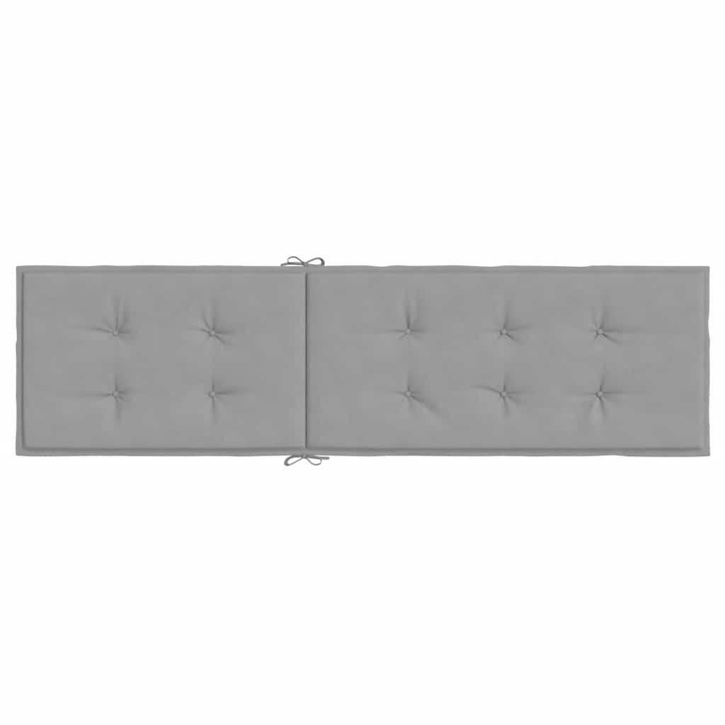 Cuscino per Sdraio Grigio (75+105)x50x4 cm | homemem39