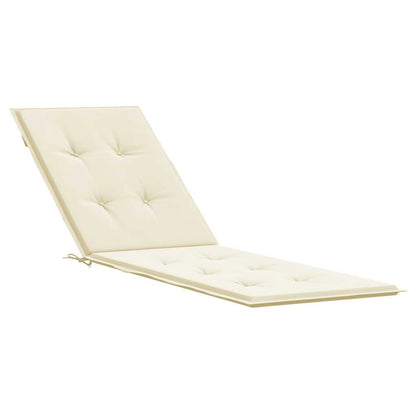 Cuscino per Sdraio Crema (75+105)x50x4 cm - homemem39