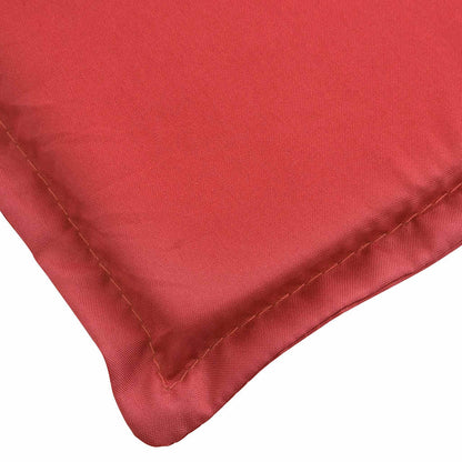 Cuscino per Sdraio Rosso (75+105)x50x4 cm - homemem39