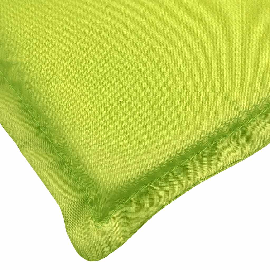 Cuscino per Sdraio Verde Brillante (75+105)x50x4 cm - homemem39