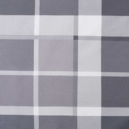 Cuscino per Sedia a Sdraio Grigio a Quadri (75+105)x50x4 cm - homemem39