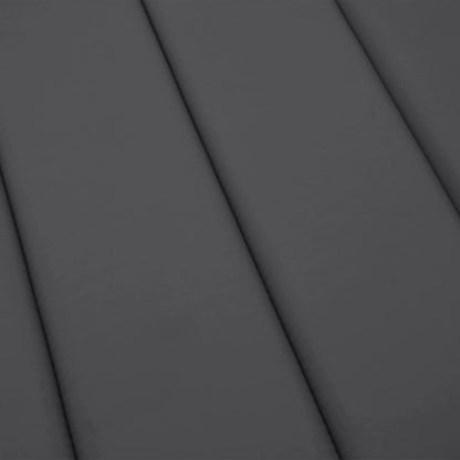 Cuscino per Lettino Antracite 200x50x3 cm in Tessuto Oxford | homemem39