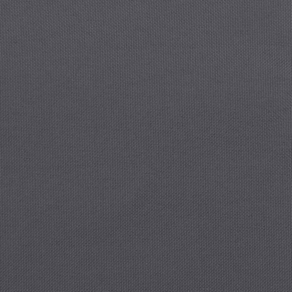 Cuscino per Lettino Antracite 200x50x3 cm in Tessuto Oxford - homemem39