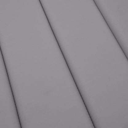 Cuscino per Lettino Grigio 200x50x3 cm in Tessuto Oxford | homemem39
