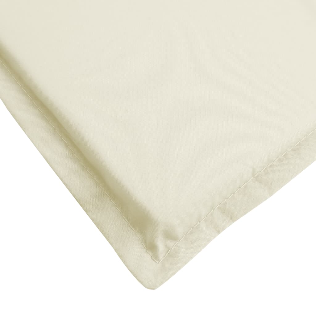 Cuscino per Lettino Crema 200x50x3 cm in Tessuto Oxford - homemem39