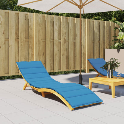 Cuscino per Lettino Blu 200x50x3 cm in Tessuto Oxford | homemem39