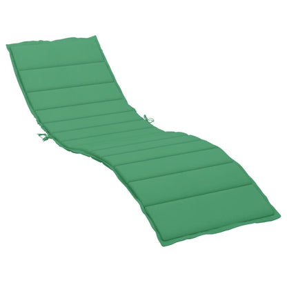 Cuscino per Lettino Verde 200x50x3 cm in Tessuto Oxford | homemem39