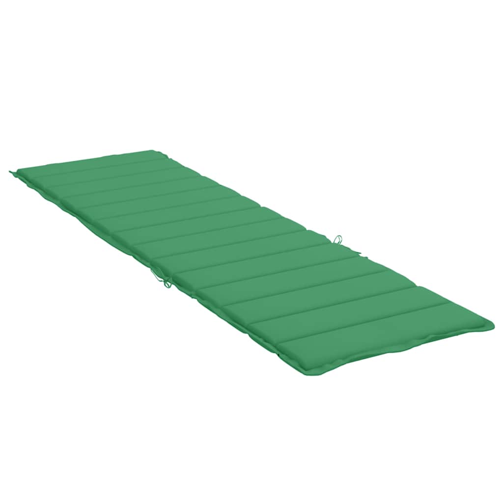 Cuscino per Lettino Verde 200x50x3 cm in Tessuto Oxford | homemem39