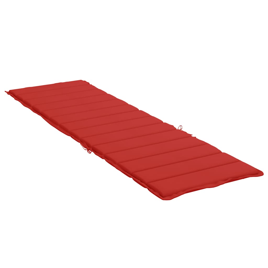 Cuscino per Lettino Rosso 200x50x3 cm in Tessuto Oxford | homemem39