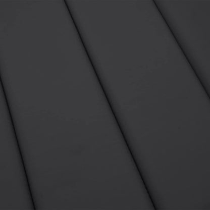 Cuscino per Lettino Nero 200x50x3 cm in Tessuto Oxford | homemem39