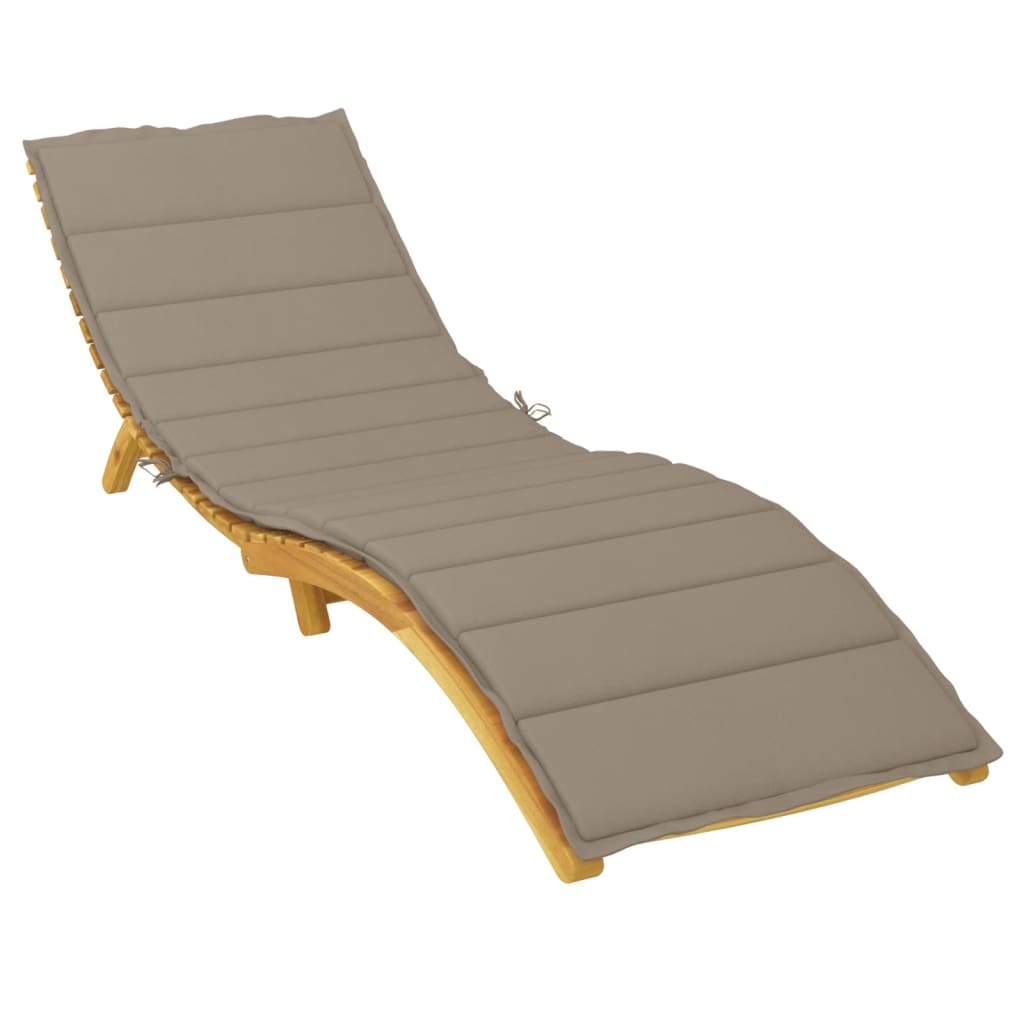 Cuscino per Lettino Tortora 200x50x3 cm in Tessuto Oxford | homemem39