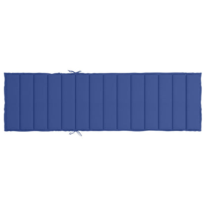 Cuscino per Lettino Blu Reale 200x50x3 cm in Tessuto Oxford | homemem39