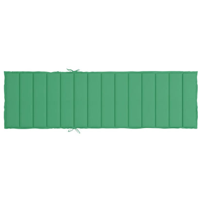Cuscino per Lettino Verde 200x60x3 cm in Tessuto Oxford | homemem39