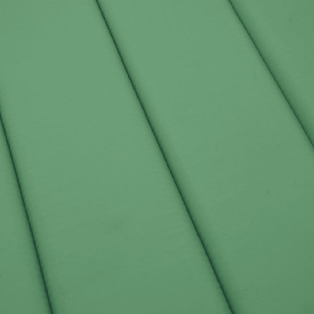 Cuscino per Lettino Verde 200x60x3 cm in Tessuto Oxford | homemem39