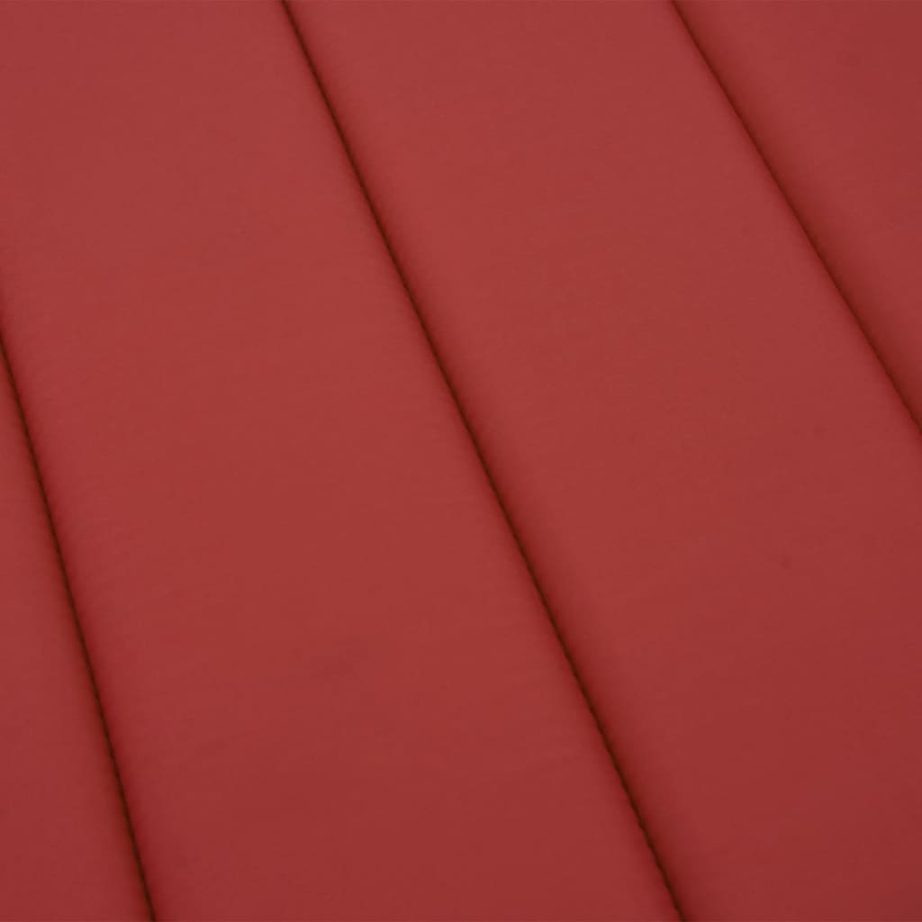 Cuscino per Lettino Rosso 200x60x3 cm in Tessuto Oxford | homemem39