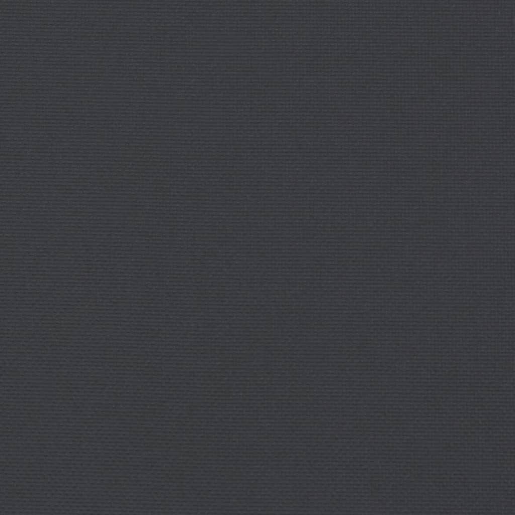 Cuscino per Lettino Nero 200x60x3 cm in Tessuto Oxford - homemem39