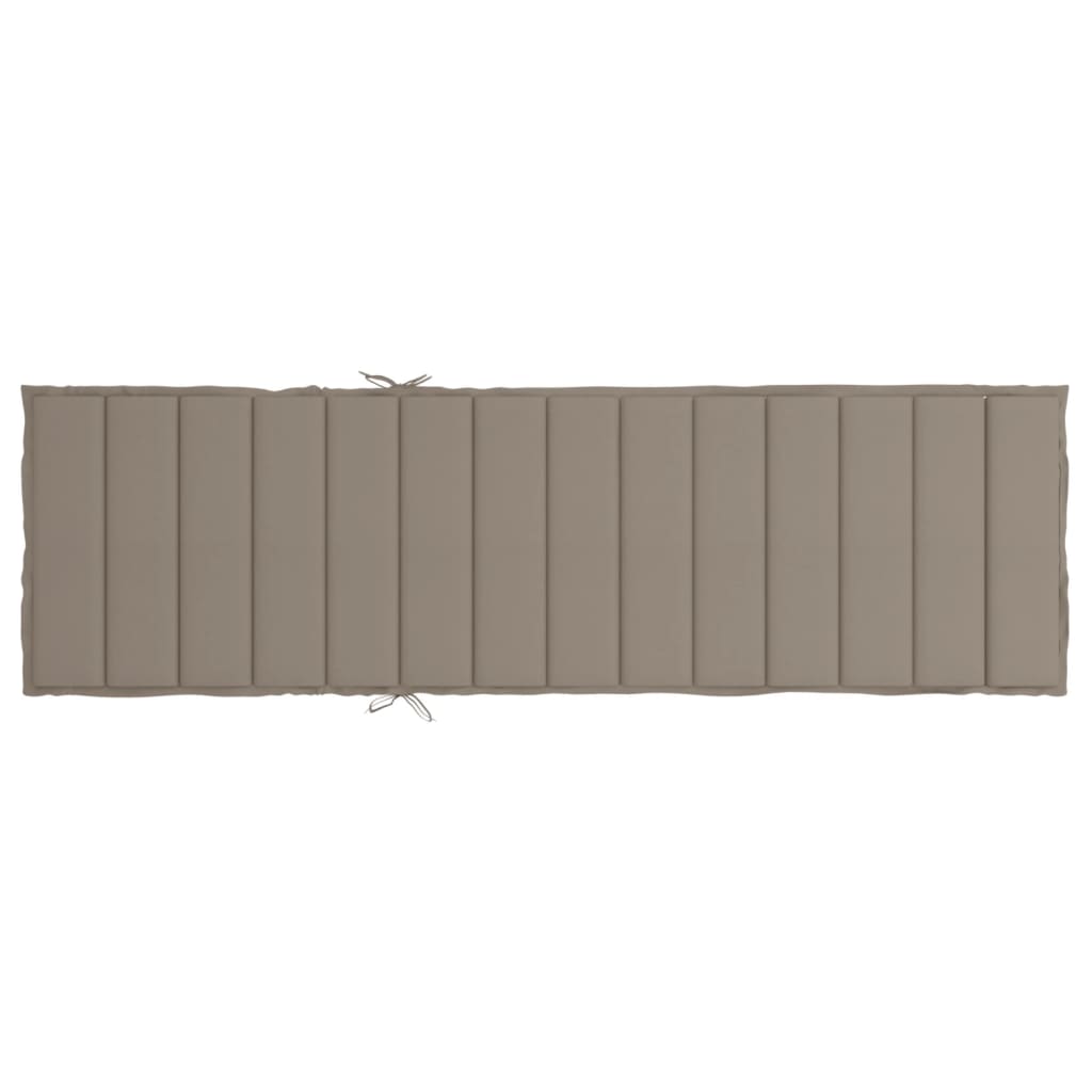Cuscino per Lettino Tortora 200x60x3 cm in Tessuto Oxford | homemem39