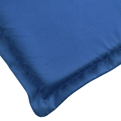 Cuscino per Lettino Blu Reale 200x60x3 cm in Tessuto Oxford | homemem39