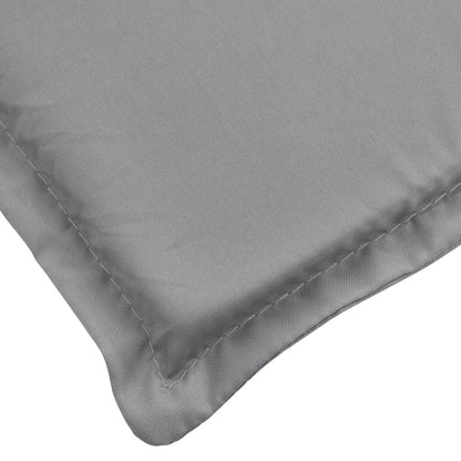 Cuscino per Lettino Grigio 200x70x3 cm in Tessuto Oxford | homemem39