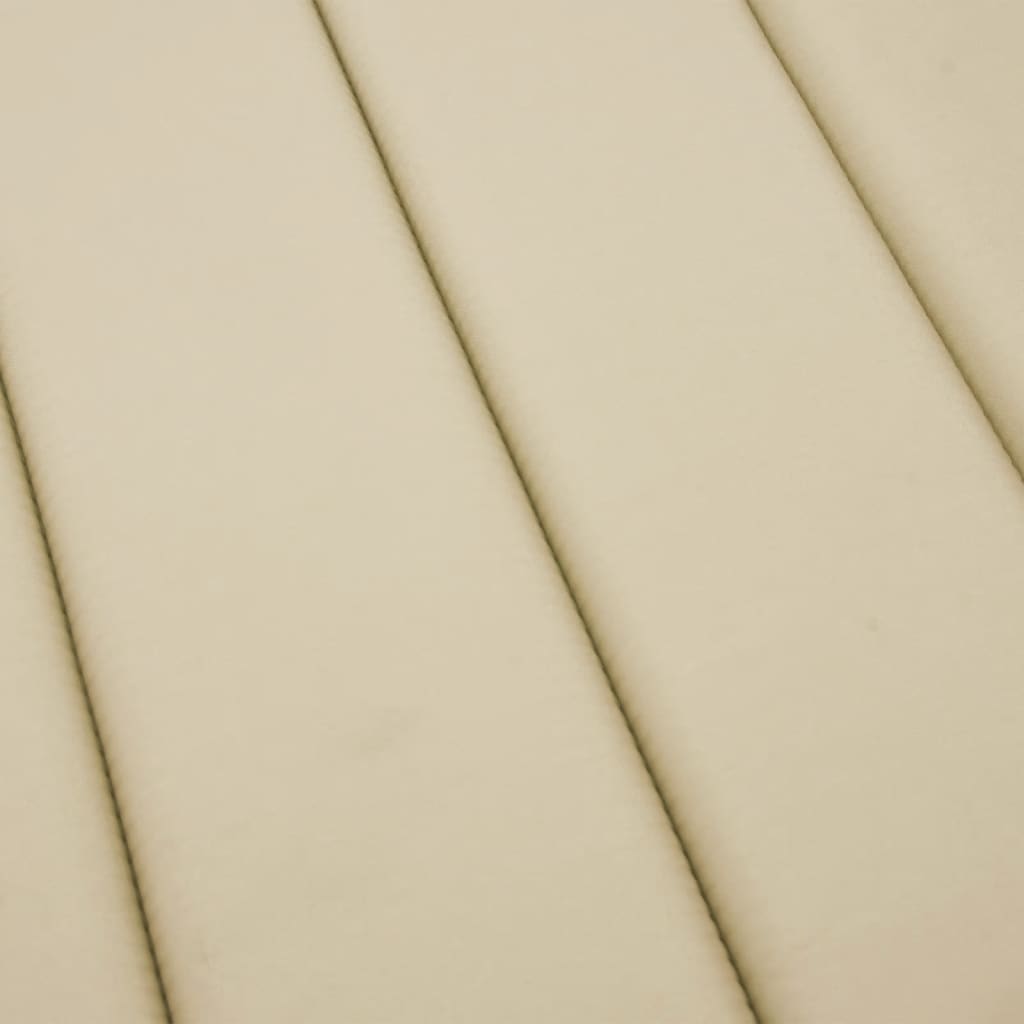 Cuscino per Lettino Beige 200x70x3 cm in Tessuto Oxford | homemem39