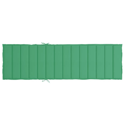 Cuscino per Lettino Verde 200x70x3 cm in Tessuto Oxford - homemem39