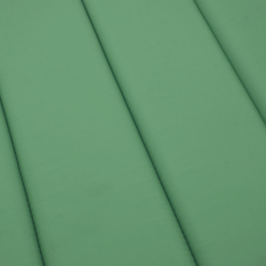 Cuscino per Lettino Verde 200x70x3 cm in Tessuto Oxford - homemem39