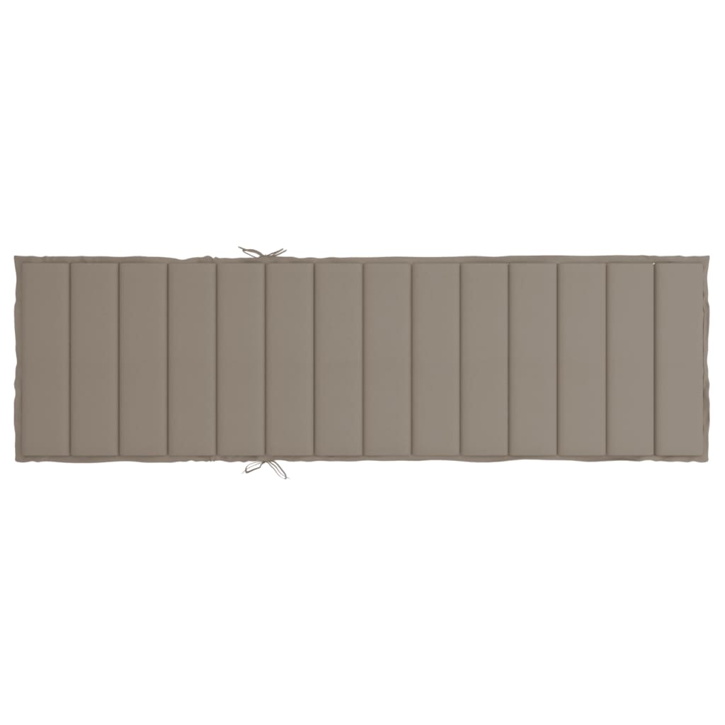 Cuscino per Lettino Tortora 200x70x3 cm in Tessuto Oxford | homemem39