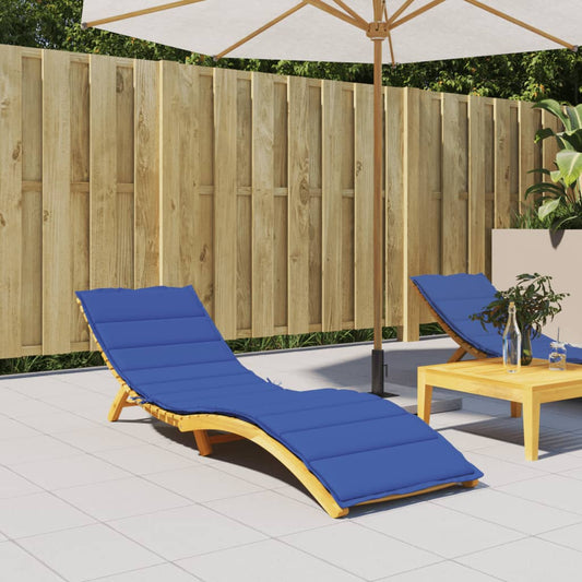 Cuscino per Lettino Blu Reale 200x70x3 cm in Tessuto Oxford - homemem39