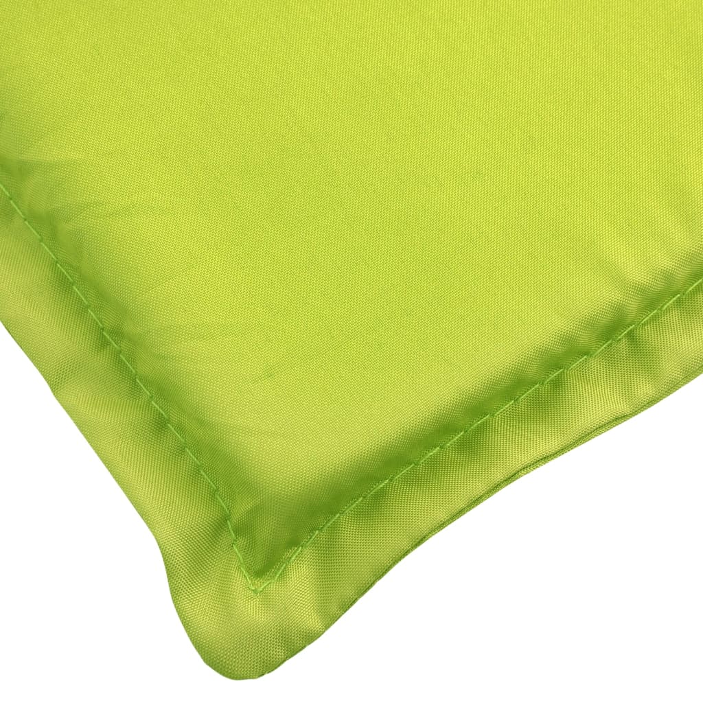 Cuscino per Lettino Verde Intenso 200x70x3 cm in Tessuto Oxford - homemem39