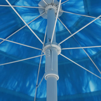 Ombrellone da Spiaggia Hawaii Blu 300 cm - homemem39