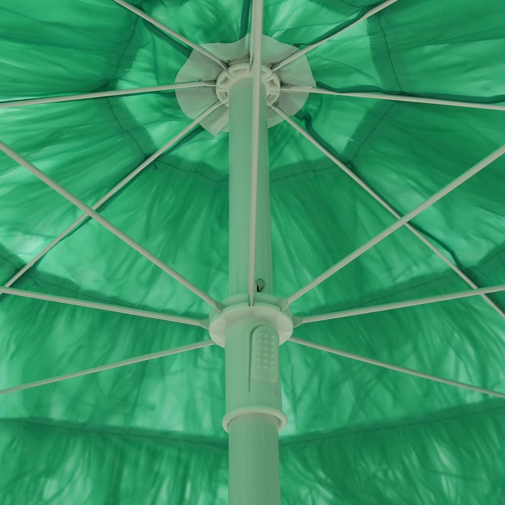 Ombrellone da Spiaggia Hawaii Verde 180 cm - homemem39