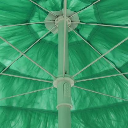 Ombrellone da Spiaggia Hawaii Verde 180 cm - homemem39