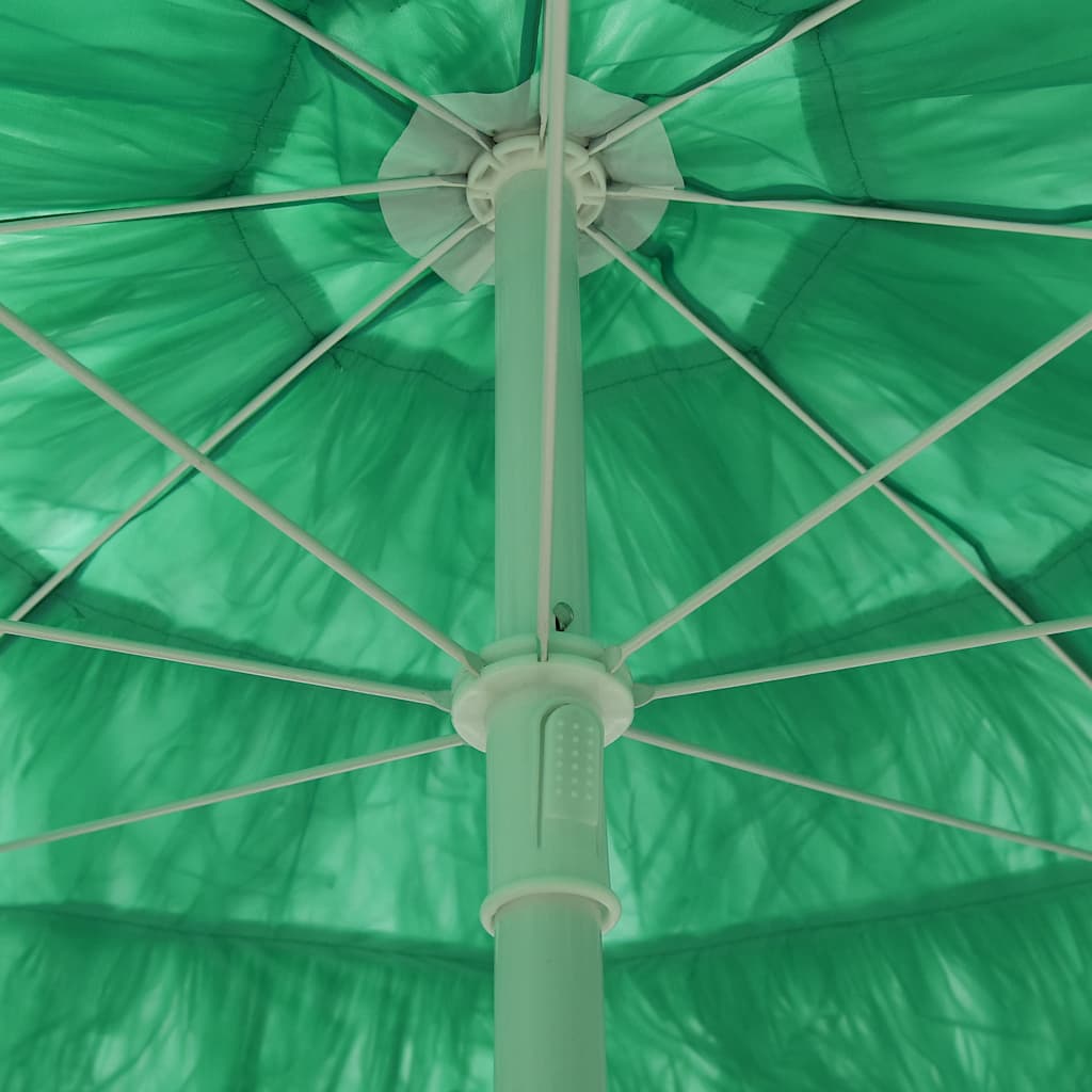 Ombrellone da Spiaggia Hawaii Verde 240 cm | homemem39