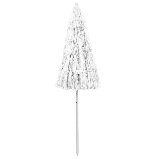 Ombrellone da Spiaggia Hawaii Bianco 240 cm | homemem39