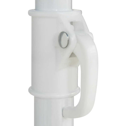 Ombrellone da Spiaggia Hawaii Bianco 240 cm | homemem39