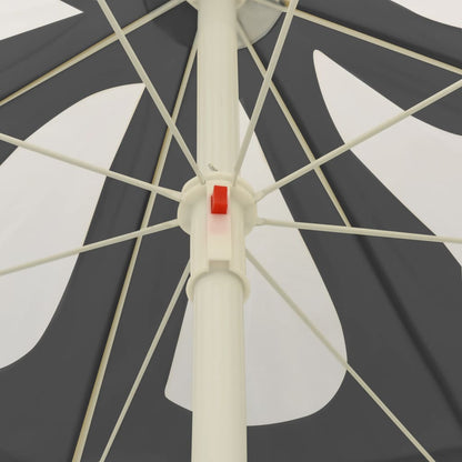 Ombrellone da Spiaggia Antracite 240 cm | homemem39