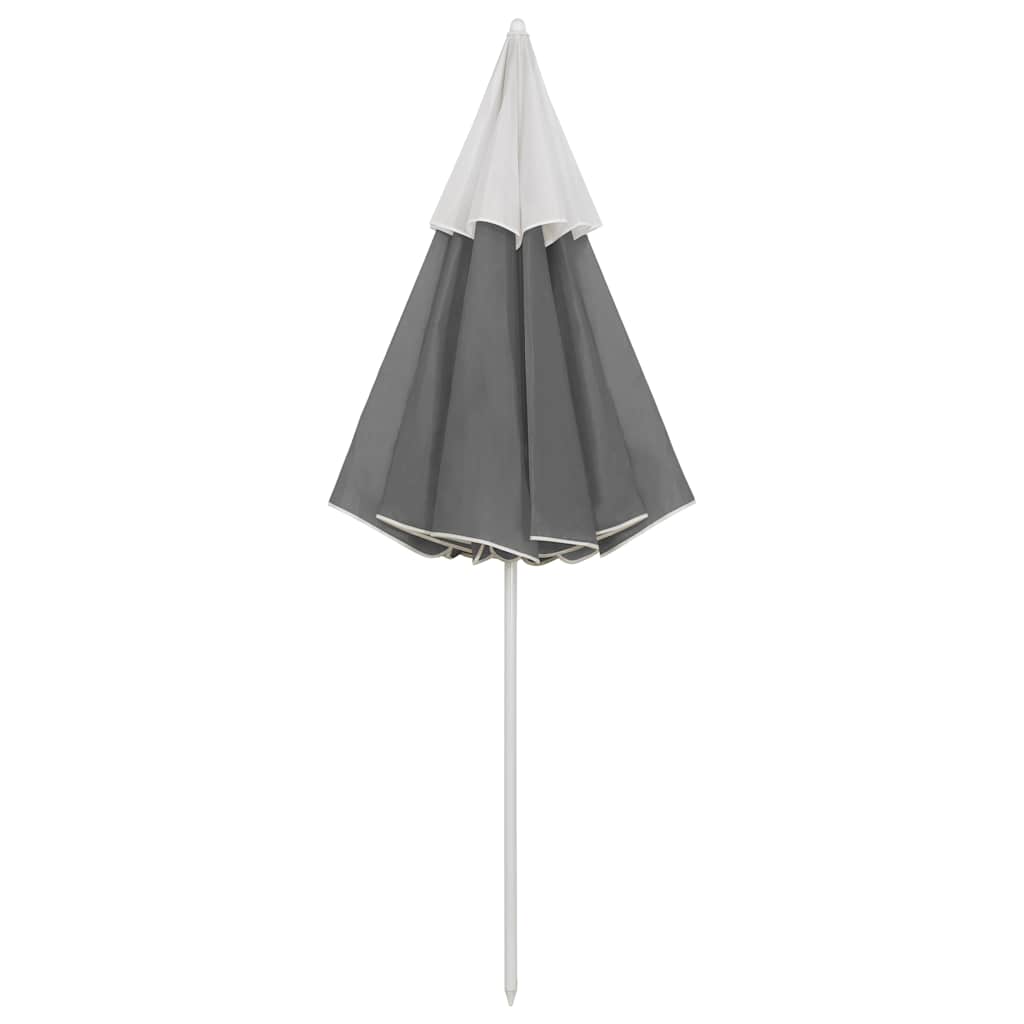 Ombrellone da Spiaggia Antracite 240 cm