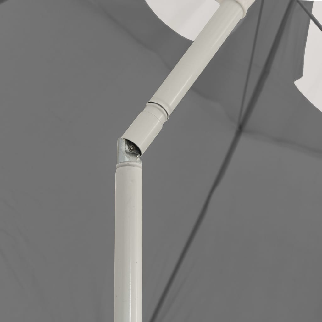 Ombrellone da Spiaggia Antracite 240 cm | homemem39
