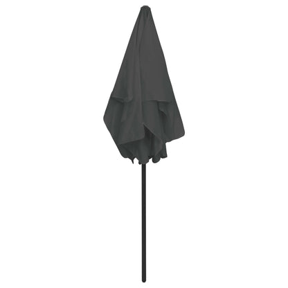 Ombrellone da Spiaggia Antracite 180x120 cm | homemem39