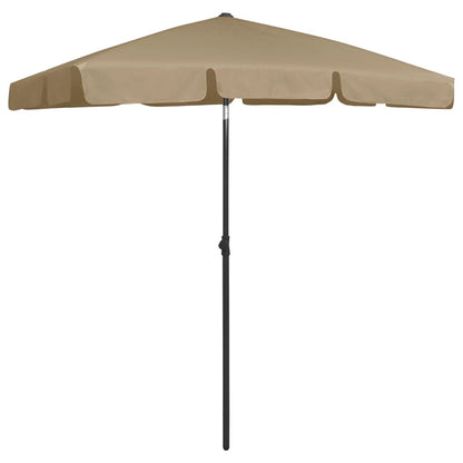 Ombrellone da Spiaggia Tortora 180x120 cm - homemem39