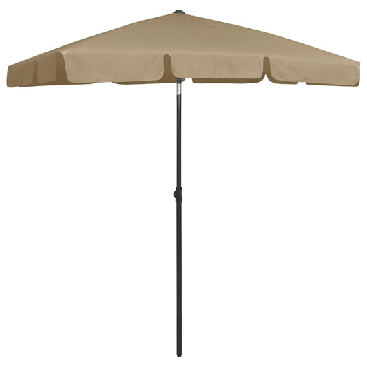 Ombrellone da Spiaggia Tortora 180x120 cm - homemem39