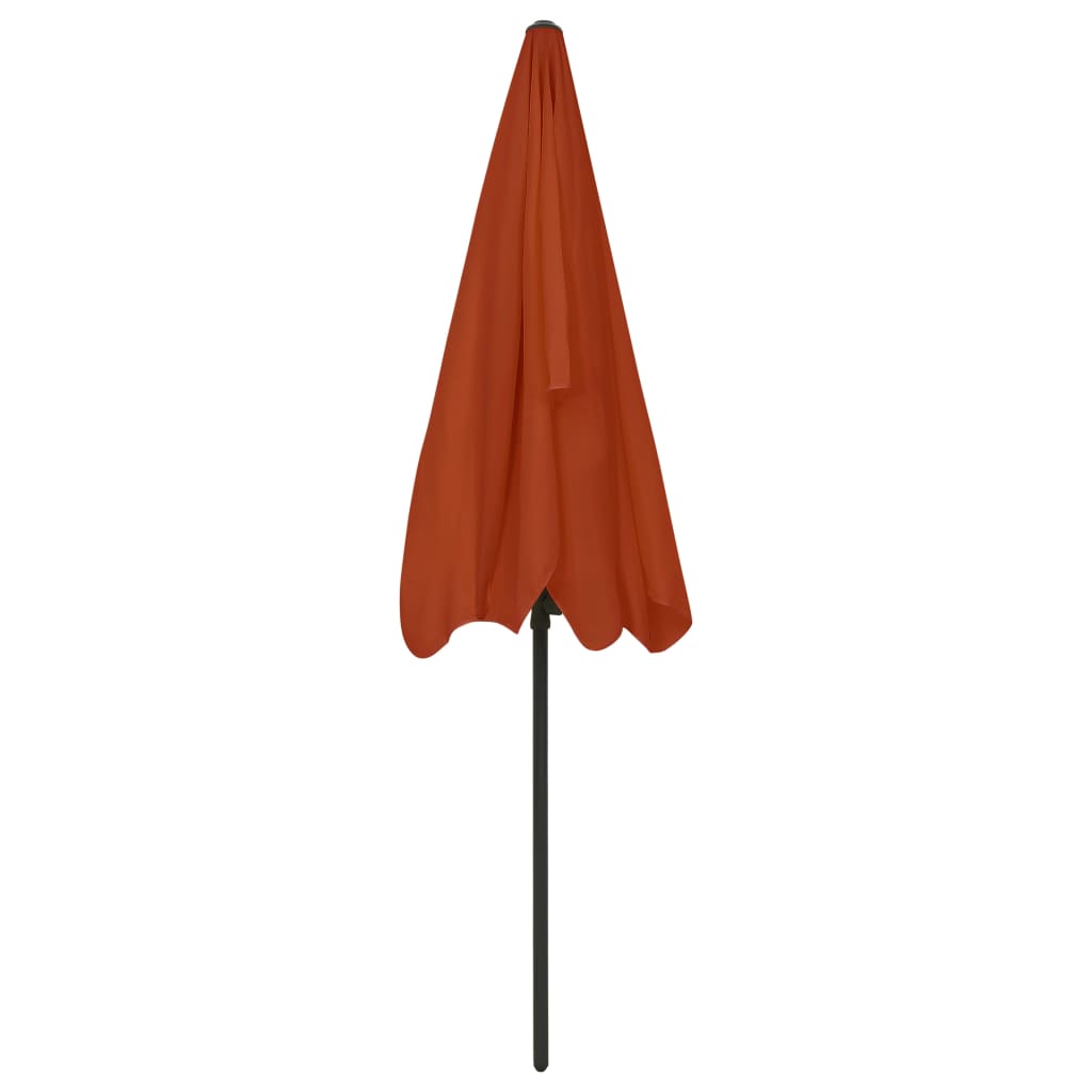 Ombrellone da Spiaggia Terracotta 200x125 cm | homemem39