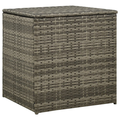 Set Divani da Giardino 4 pz con Cuscini in Polyrattan Grigio - homemem39