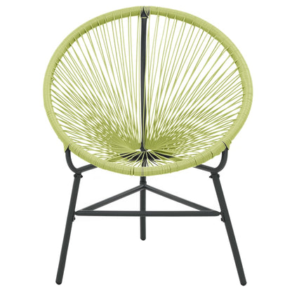 Sedia Acapulco da Giardino in Polyrattan Verde - homemem39