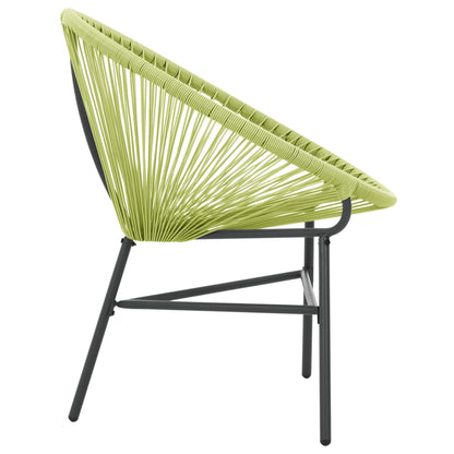 Sedia Acapulco da Giardino in Polyrattan Verde - homemem39