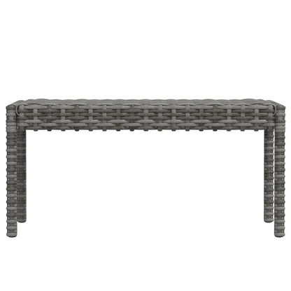 6-piece Garden Sofa Set with Gray Polyrattan Cushions