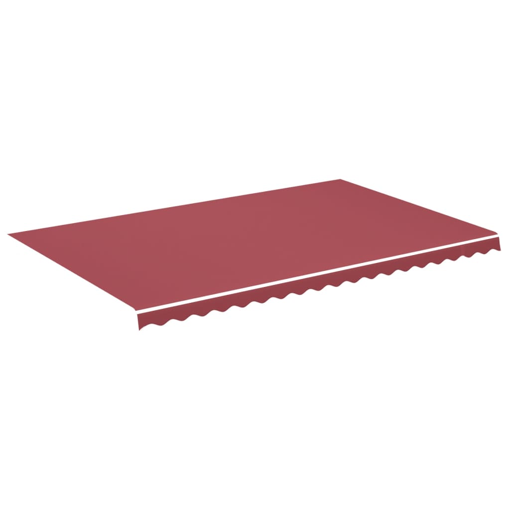 Tessuto di Ricambio per Tenda da Sole Rosso Borgogna 5x3 m | homemem39