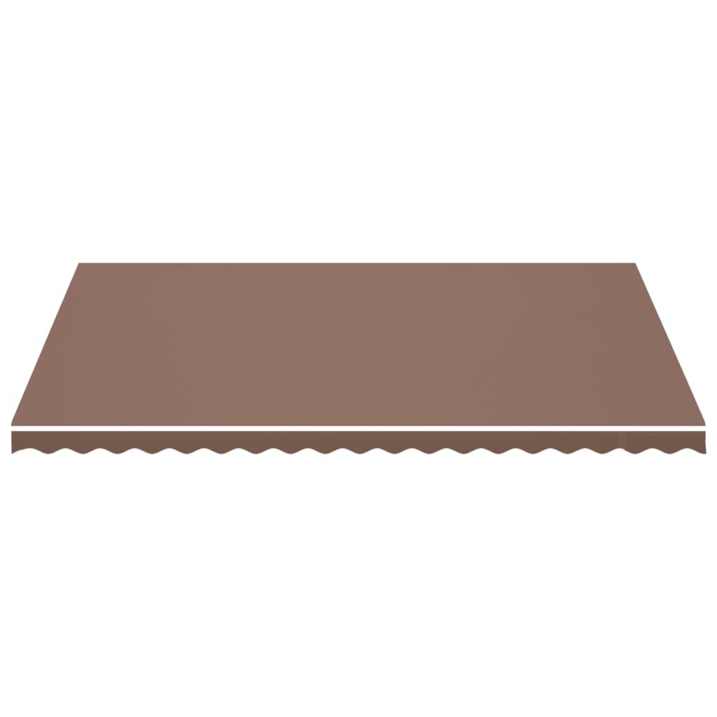 Tessuto di Ricambio per Tenda da Sole Marrone 5x3,5 m | homemem39