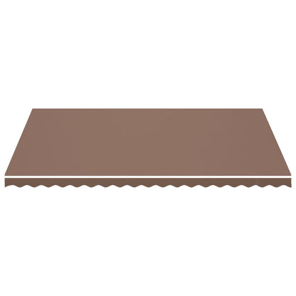 Tessuto di Ricambio per Tenda da Sole Marrone 5x3,5 m | homemem39
